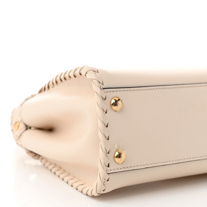 Fendi Nappa Interlace Mini Peekaboo Iconic Satchel Camelia 10 of 11