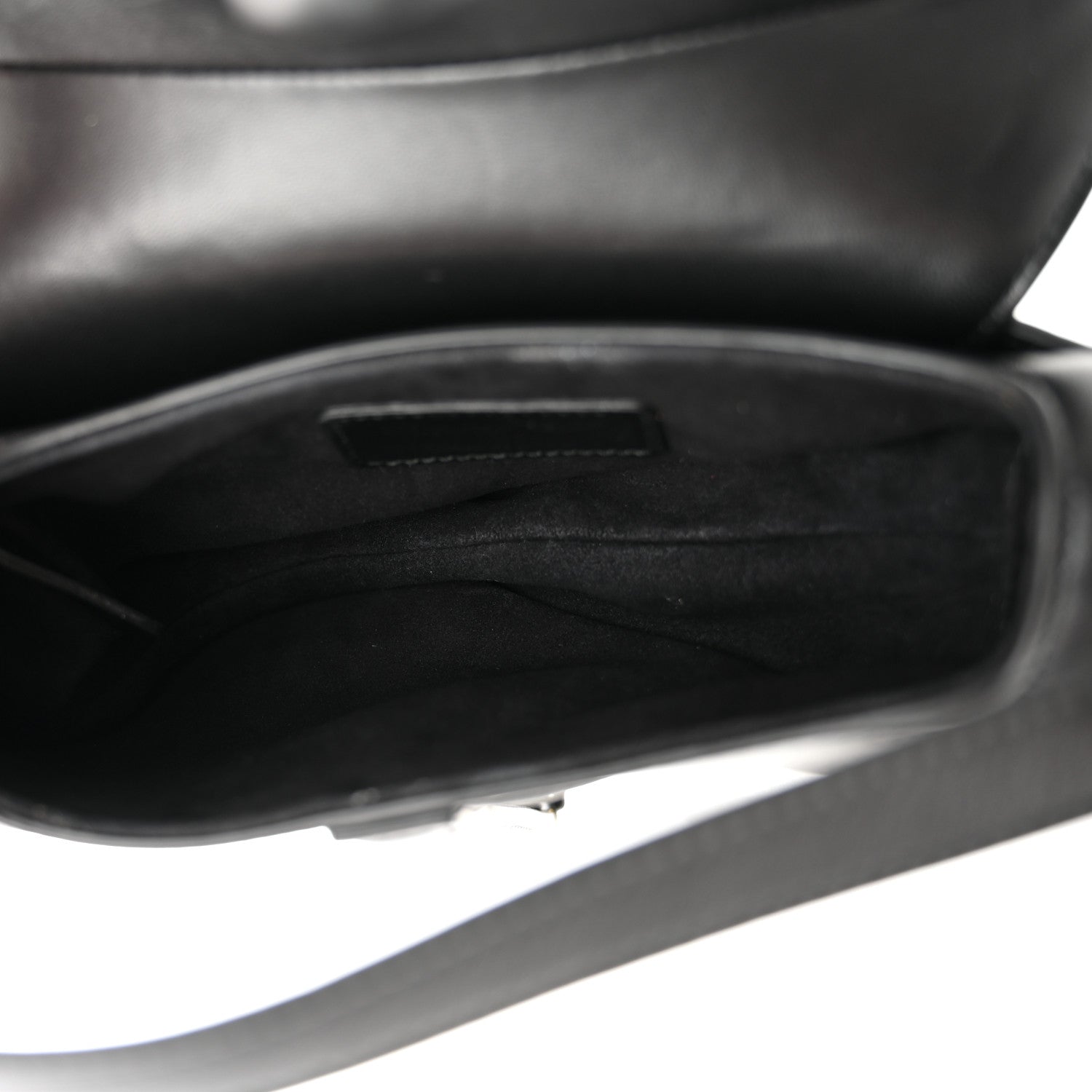 Christian Dior Lambskin Mini 3D Floral Saddle Bag Black 5 of 13