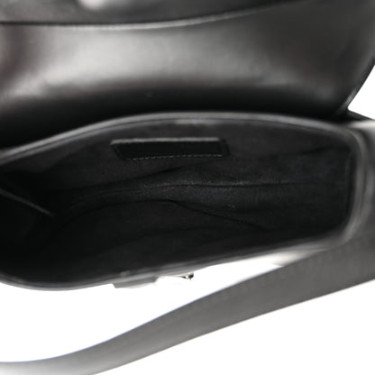 Christian Dior Lambskin Mini 3D Floral Saddle Bag Black 5 of 13