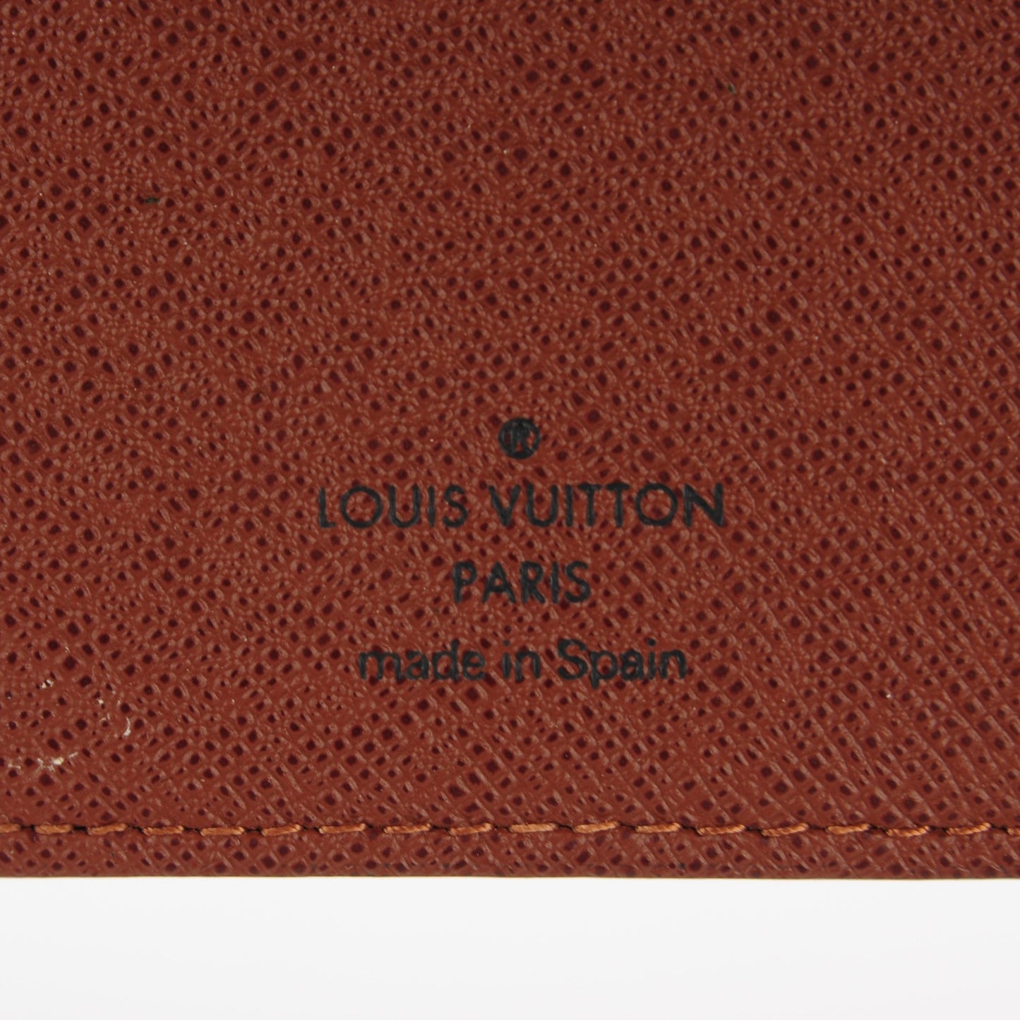 Monogram Pocket Agenda Cover