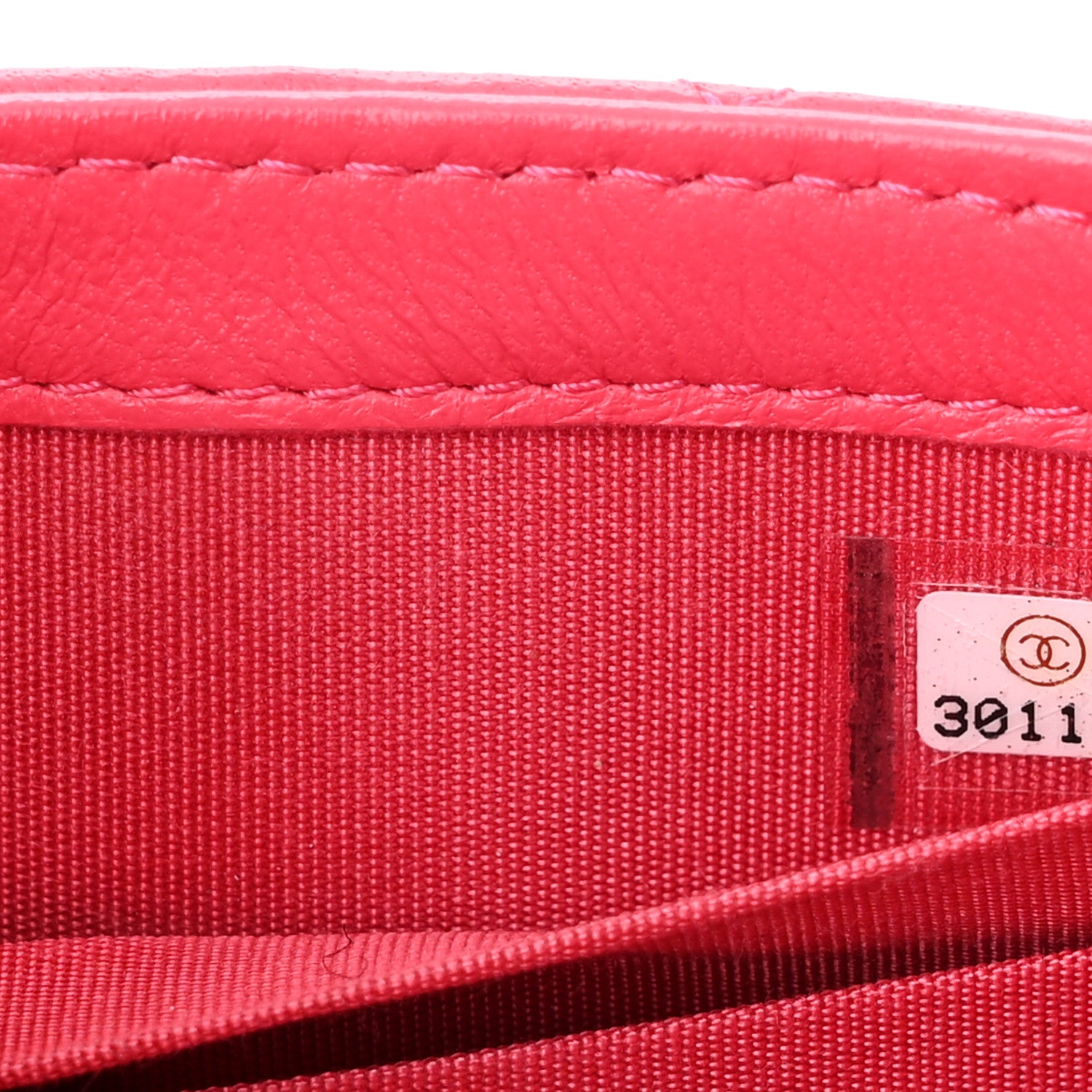 Chanel Lambskin Quilted Mini Trendy CC Clutch With Chain Dark Pink 7 of 10