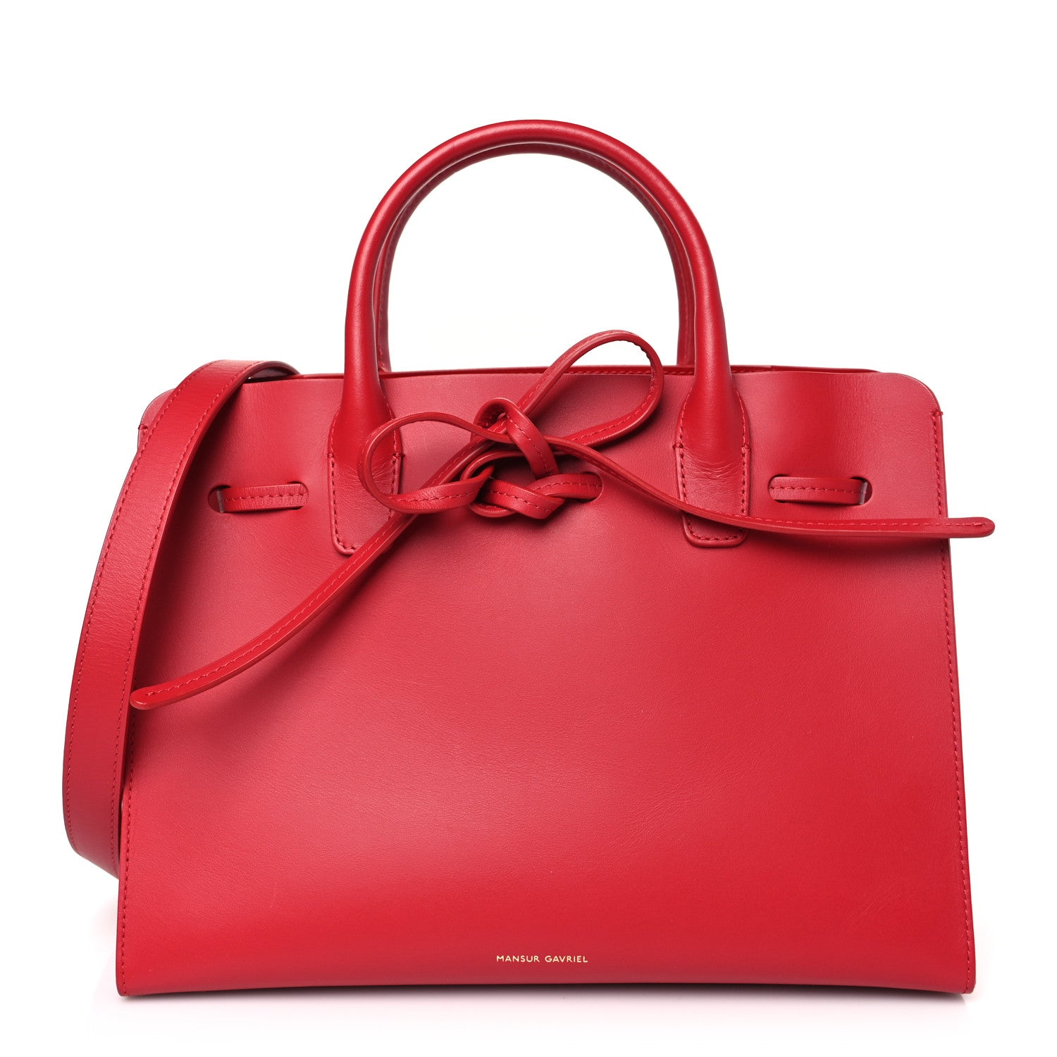 Mansur Gavriel Calfskin Mini Sun Bag Flamma 1 of 8