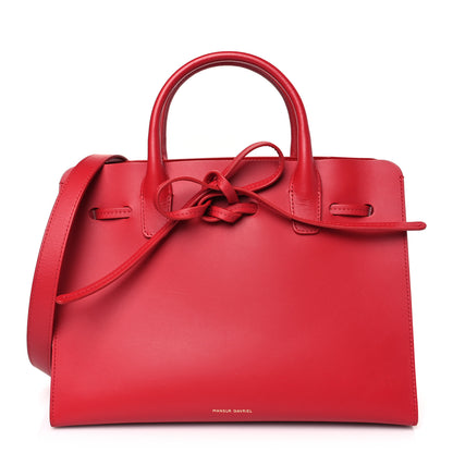Mansur Gavriel Calfskin Mini Sun Bag Flamma 1 of 8