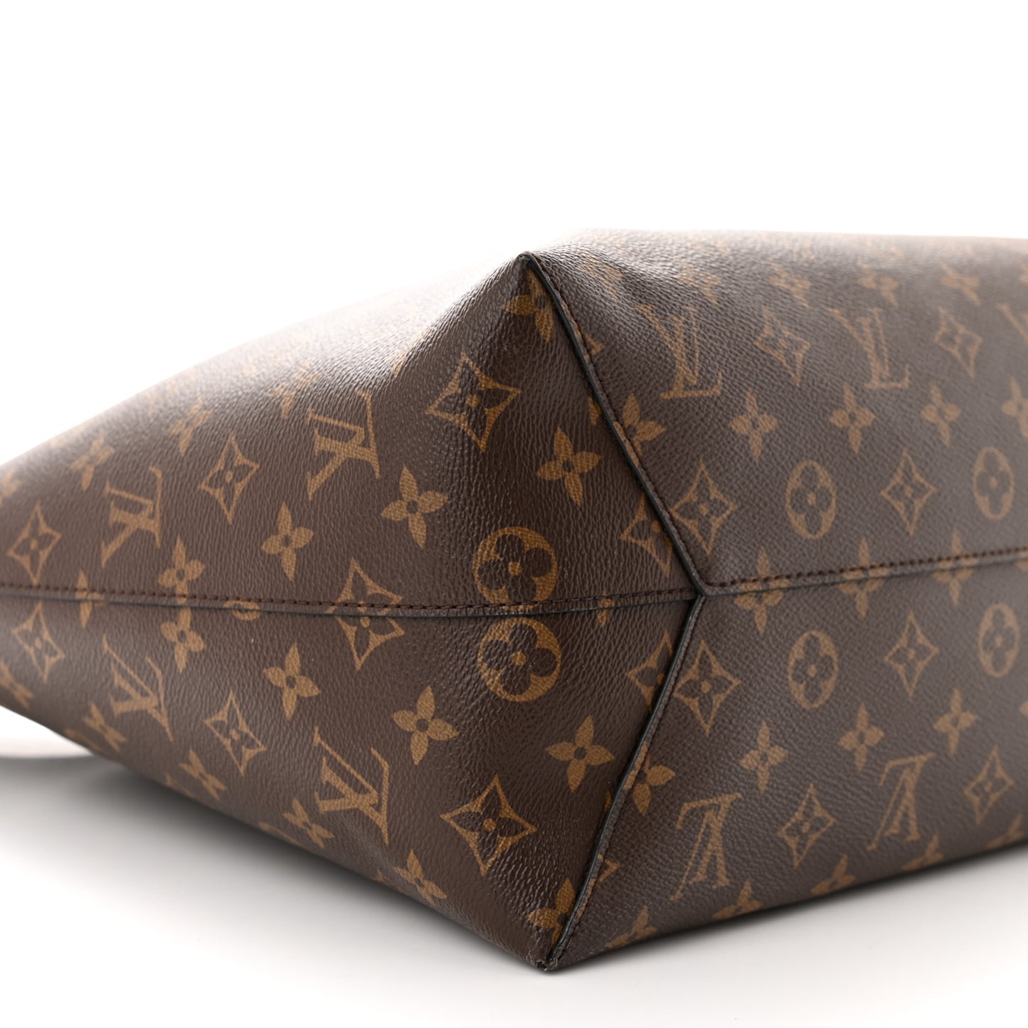 Monogram Flower Hobo Black