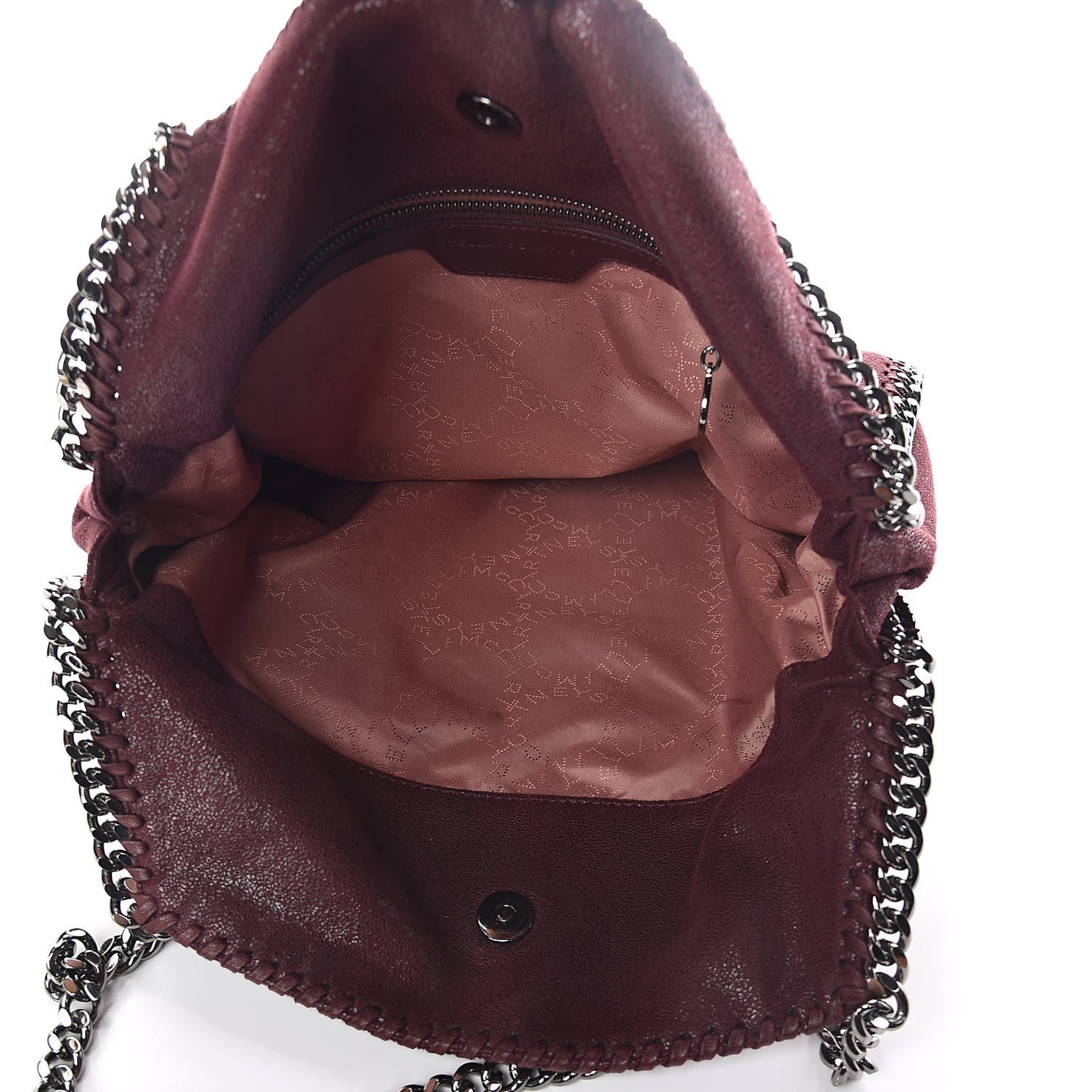 Shaggy Deer Small Falabella Tote Plum