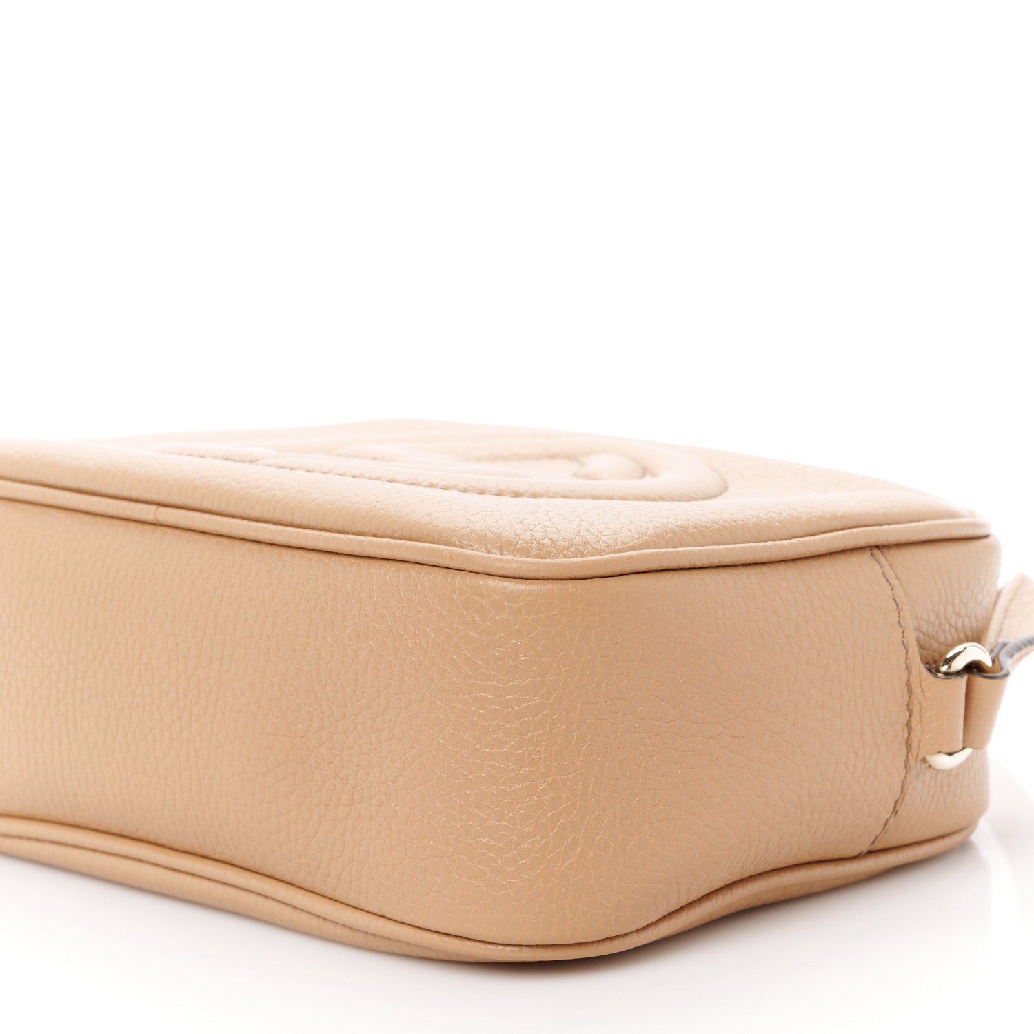 Gucci Pebbled Calfskin Small Soho Disco Bag Camelia 11 of 11