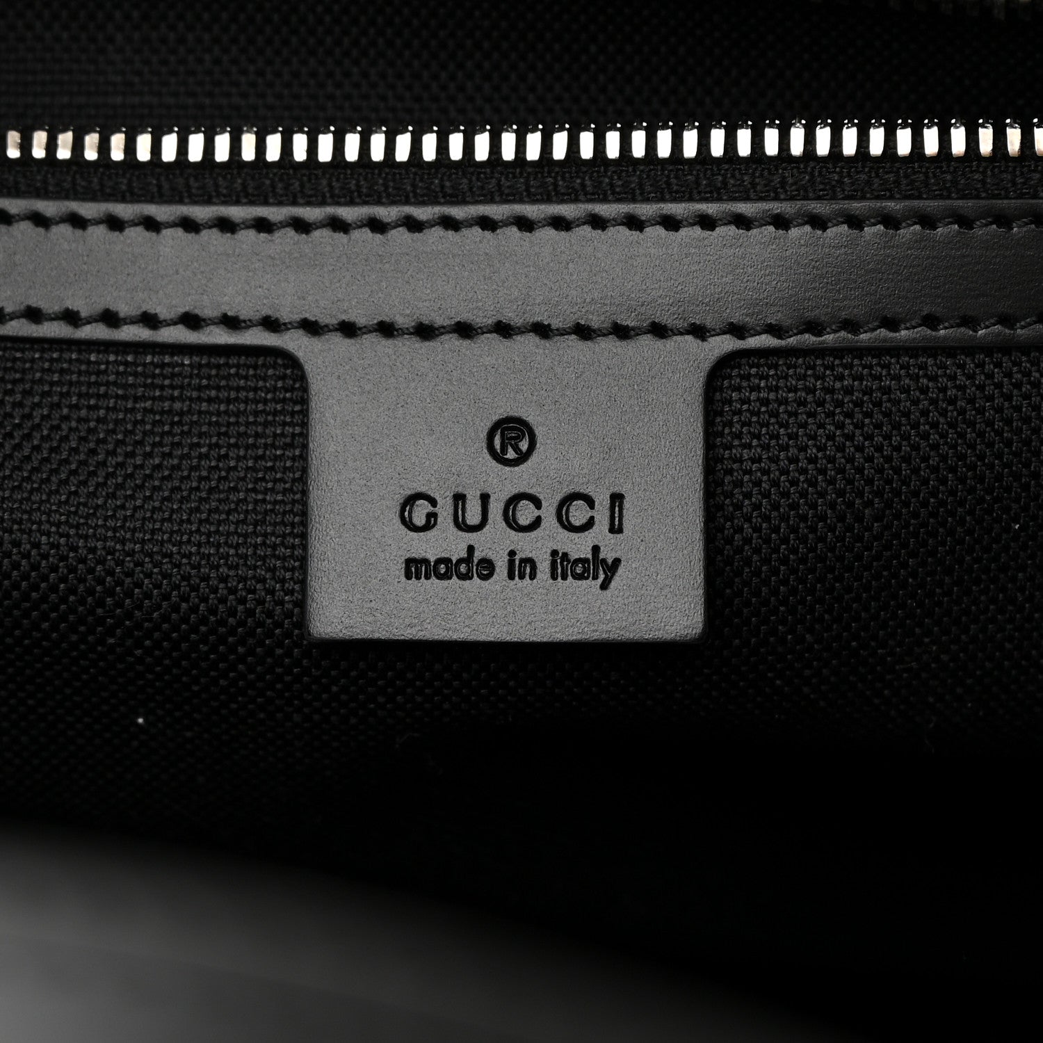 Gucci GG Supreme Monogram Selleria Calfskin Medium Tote Bag Black 6 of 12