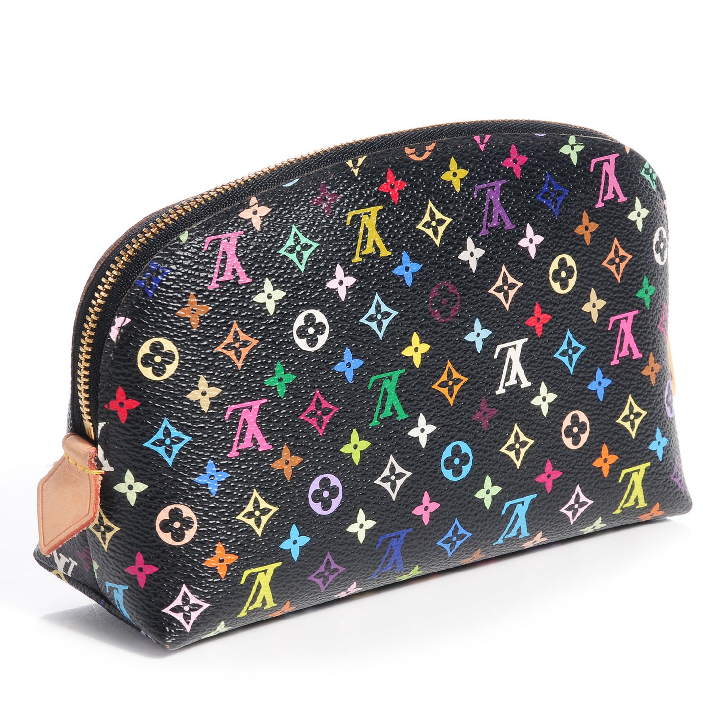 Monogram Multicolor Cosmetic Pouch Black Grenade