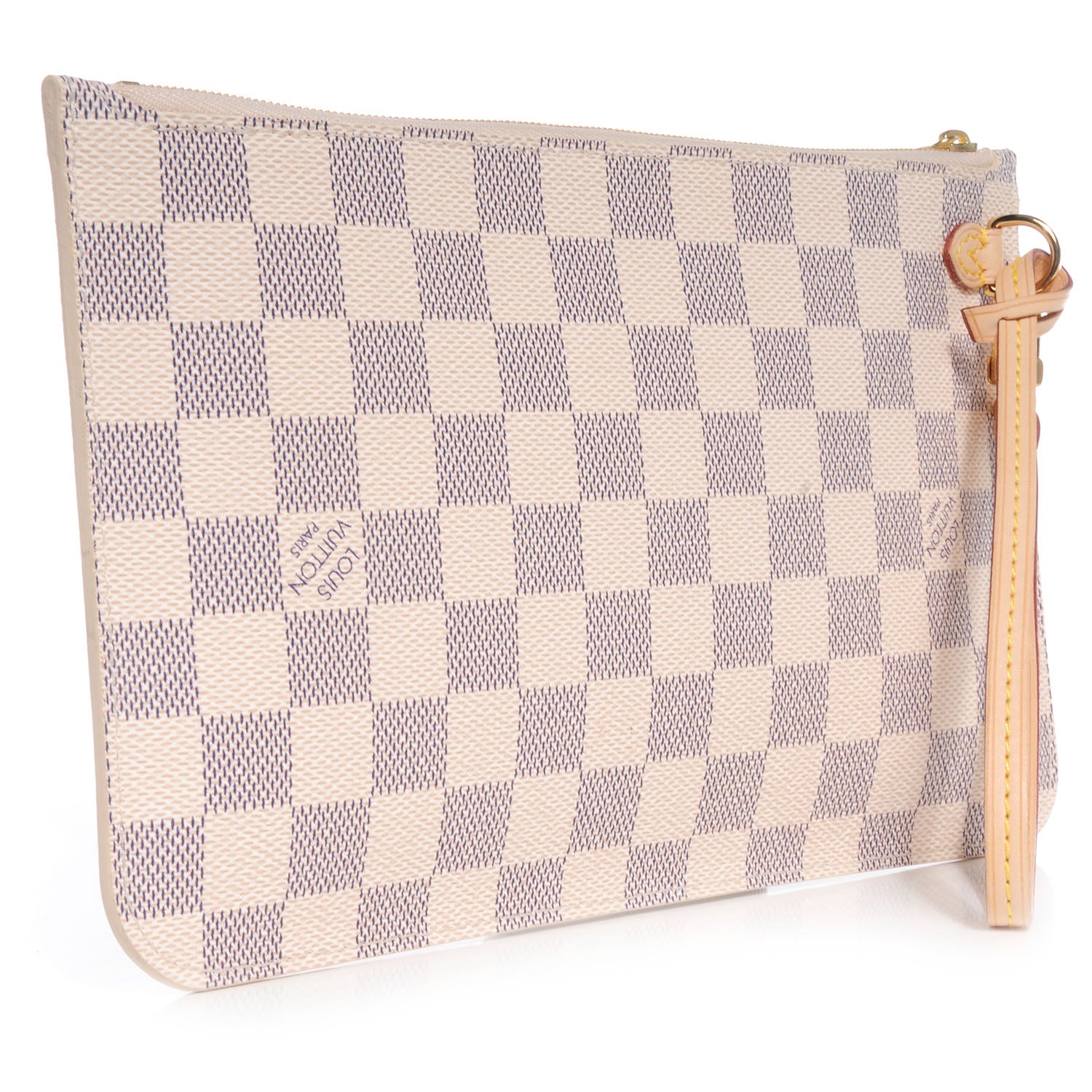 Louis Vuitton Damier Azur Neverfull MM GM Pochette 3 of 8