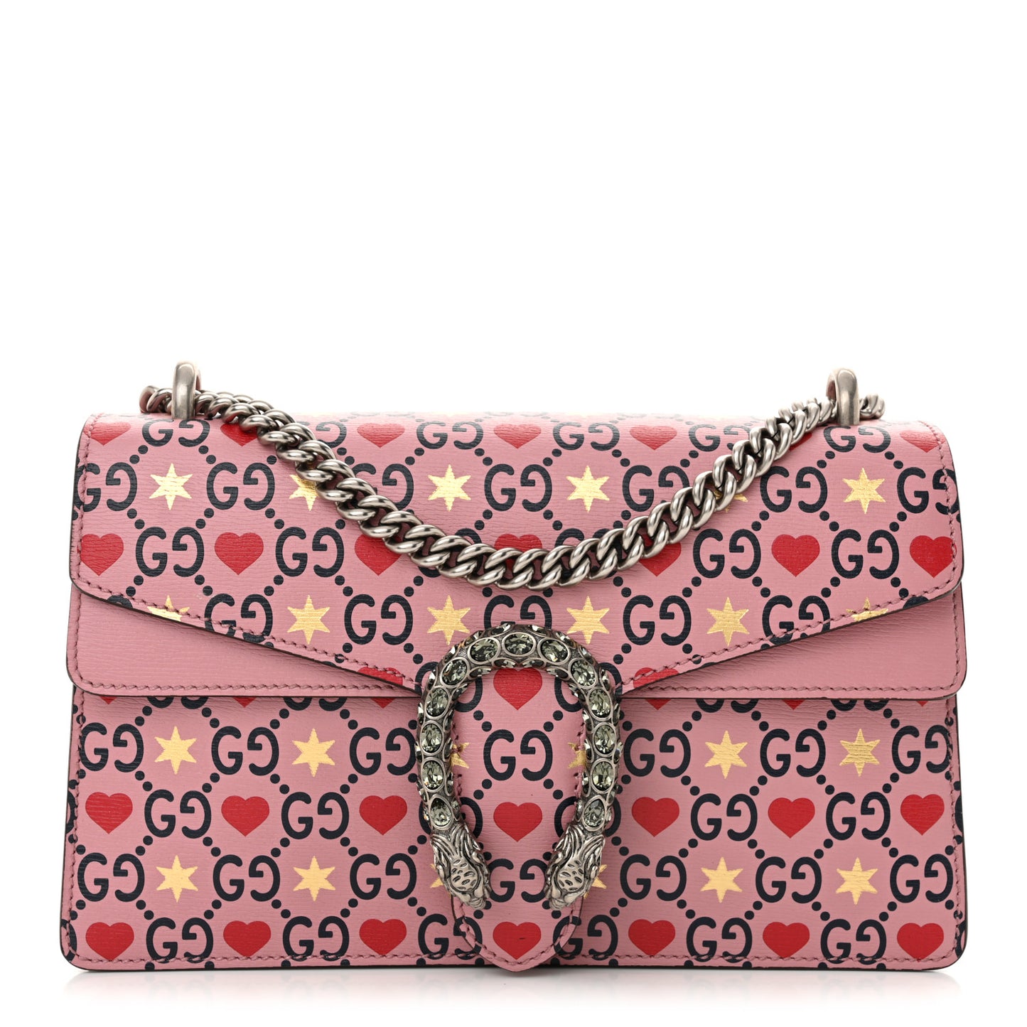 Calfskin Valentine's Day Exclusive Small Dionysus Bag Pink