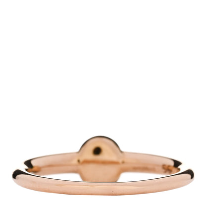 Pomellato 18K Rose Gold Green Tourmaline M'Ama Non M'Ama Ring 56 7.5 3 of 5