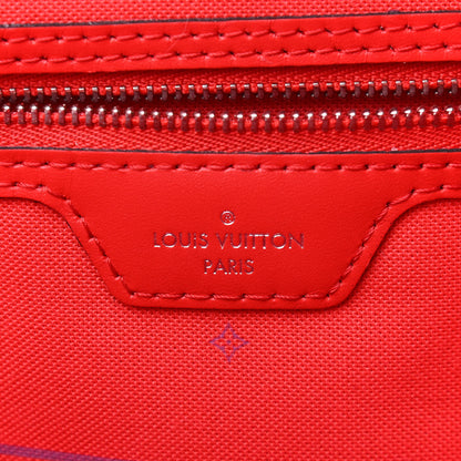 Louis Vuitton Monogram Escale Neverfull MM Rouge 6 of 10