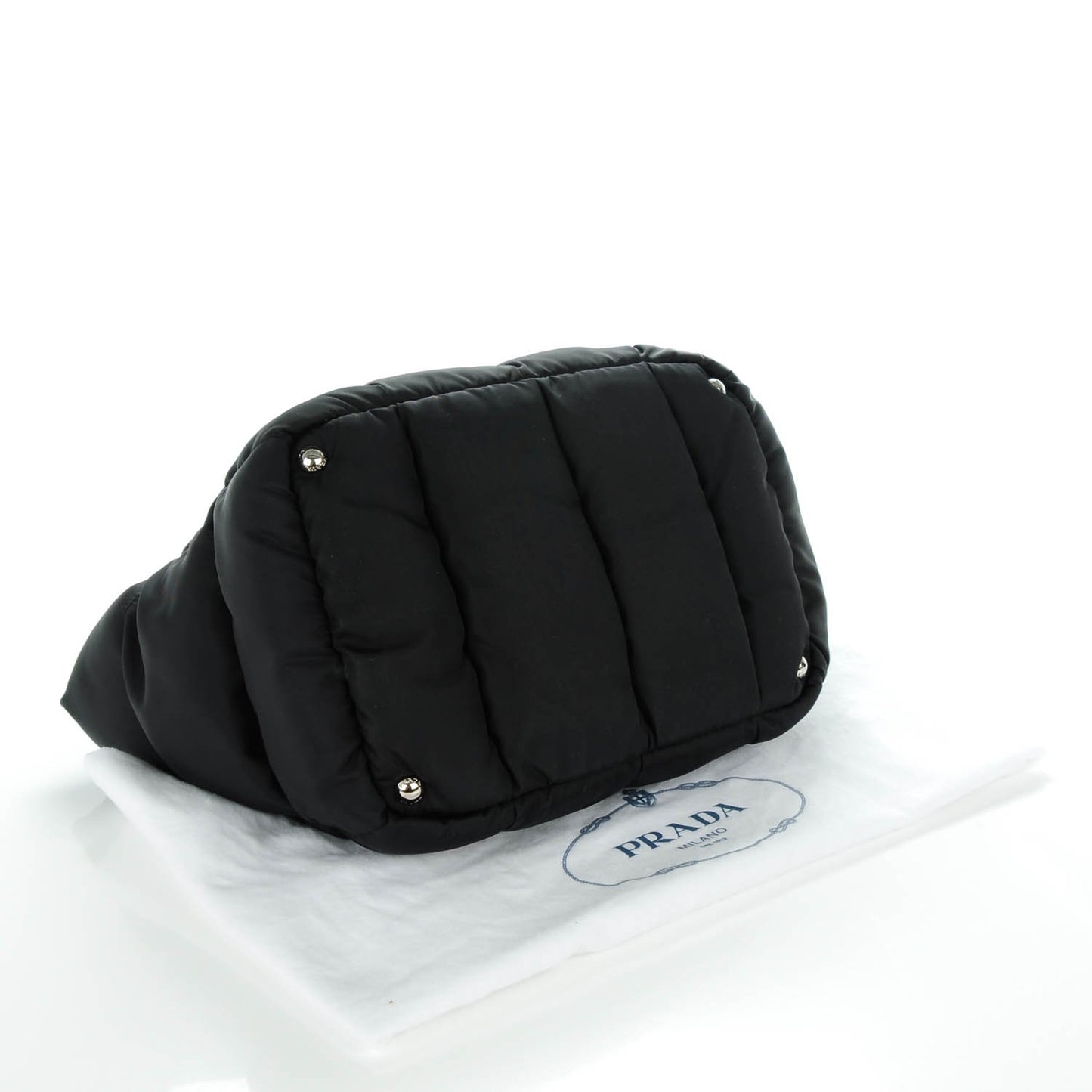 Tessuto Nylon Bomber Tote Nero Black