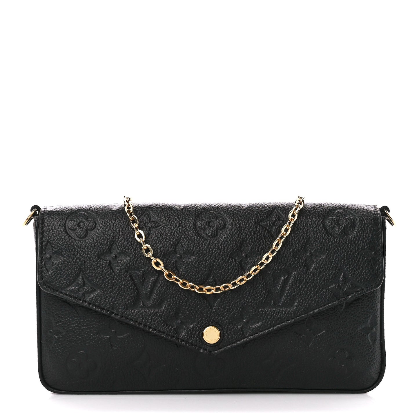 Empreinte Pochette Felicie Chain Wallet Black