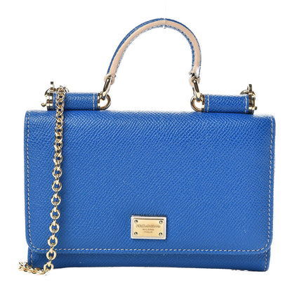 Dolce & Gabbana Dauphine Mini Von Bag Blue 1 of 10
