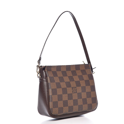 Louis Vuitton Damier Ebene Trousse Make Up Bag Pochette 3 of 8