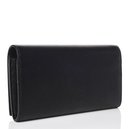 Saint Laurent Smooth Calfskin Classic Large Flap Wallet Black 3 of 11