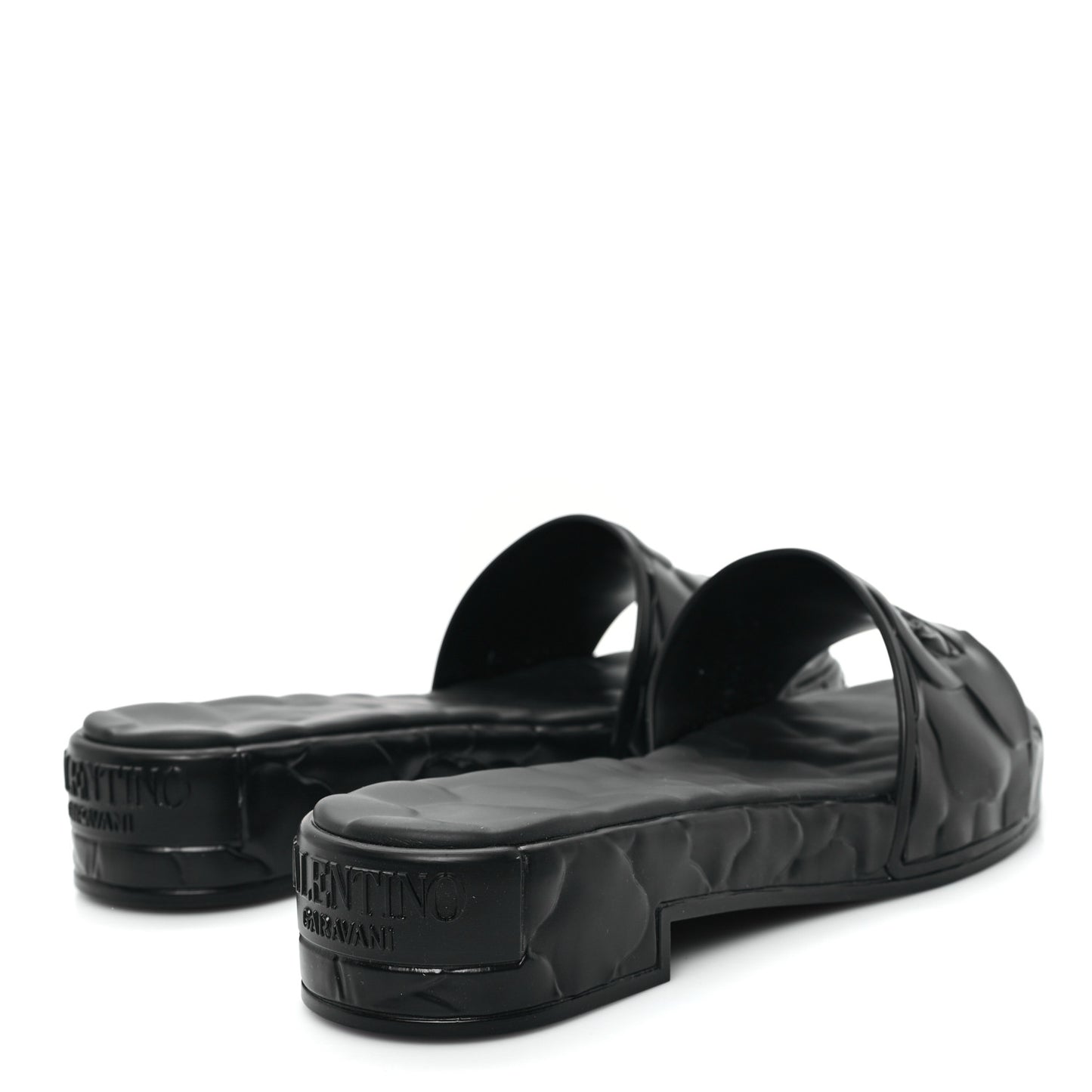 Rubber Atelier 03 Rose Edition 25/40mm Platform Slide Sandals 40 Black