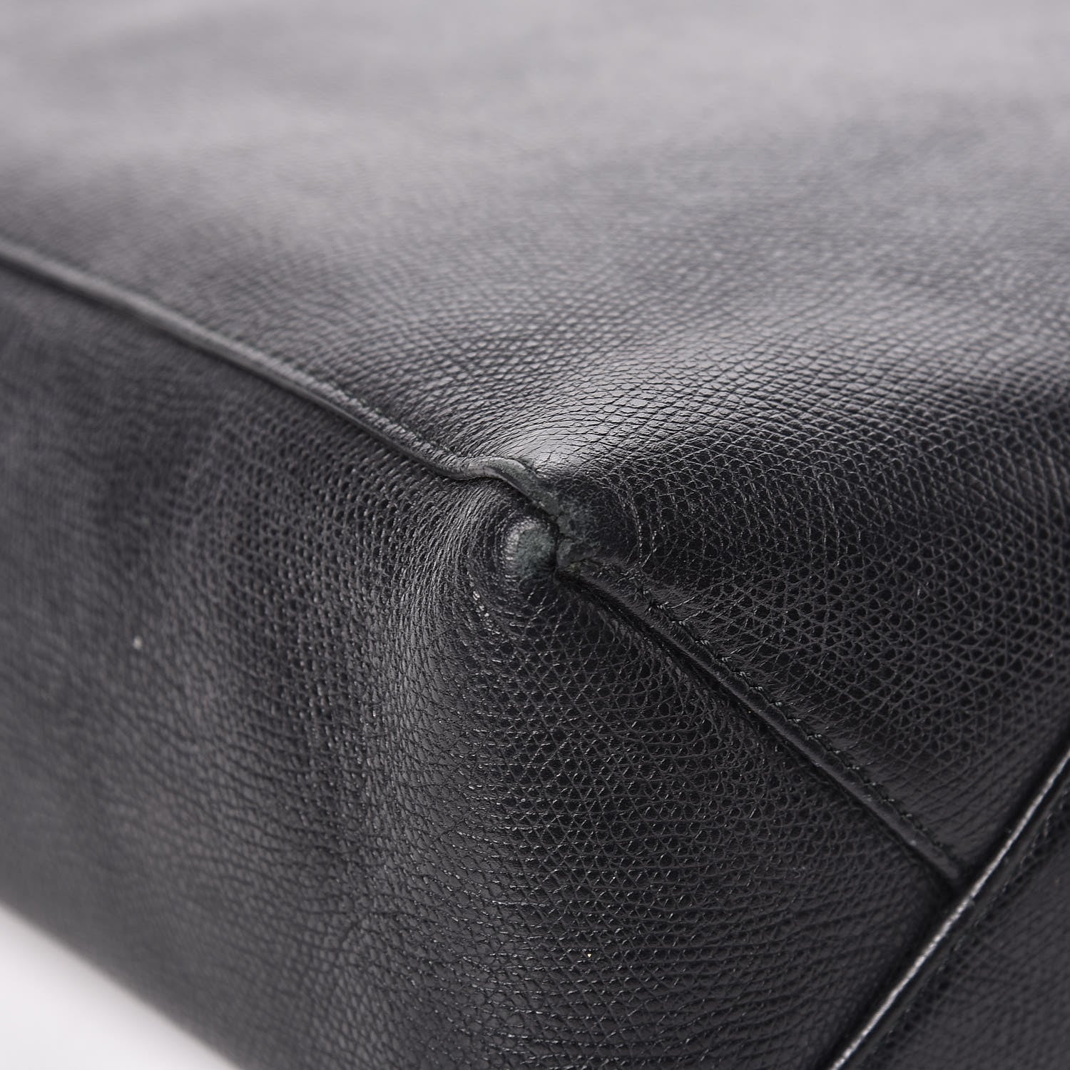 Celine Grained Calfskin Small Vertical Cabas Black 18 of 20