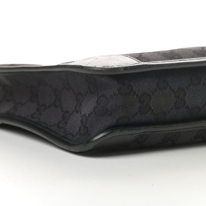 Gucci Nylon Monogram Shoulder Bag Black 9 of 12