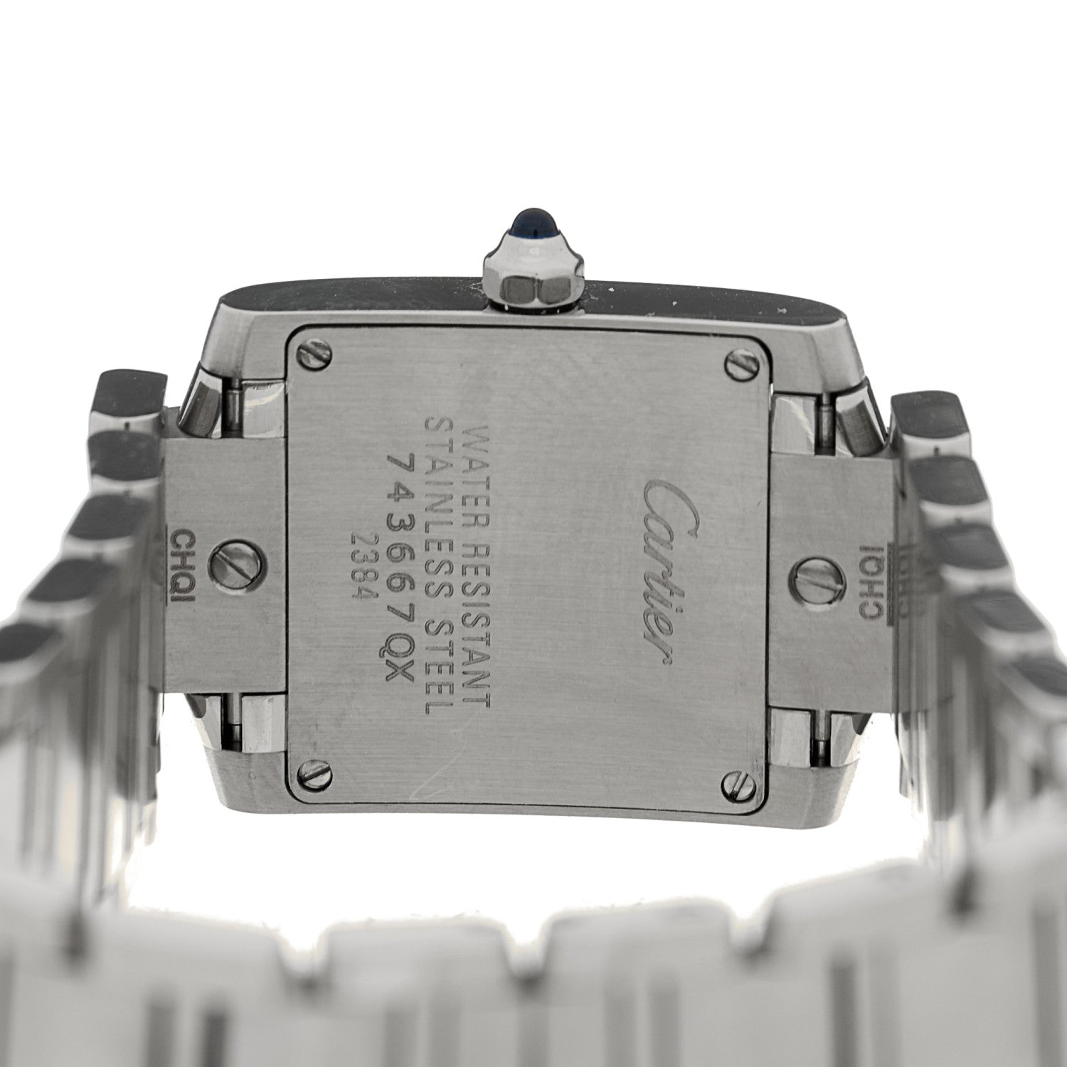 Cartier Stainless Steel 20mm Tank Francaise Quartz Watch 4 of 4