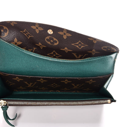 Louis Vuitton Monogram Emilie Wallet Vert 5 of 10