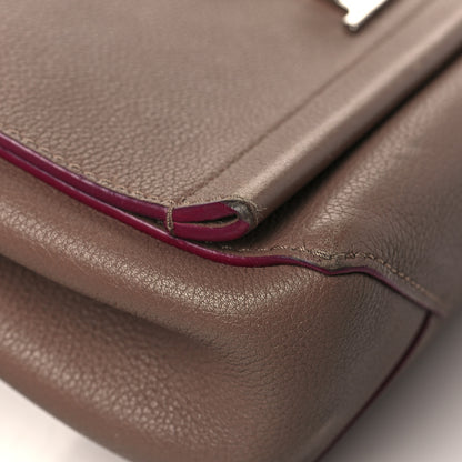 Louis Vuitton Soft Calfskin Lockme II Chain Bag BB Taupe Glace 9 of 10