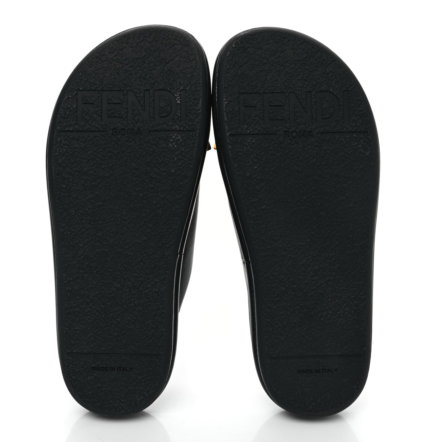 Fendi Vitello Womens Fendigraphy Slide Sandals 36 Black 5 of 7