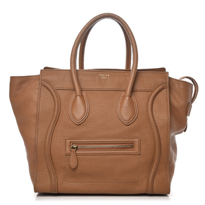Celine Pebbled Calfskin Mini Luggage Camel 1 of 16