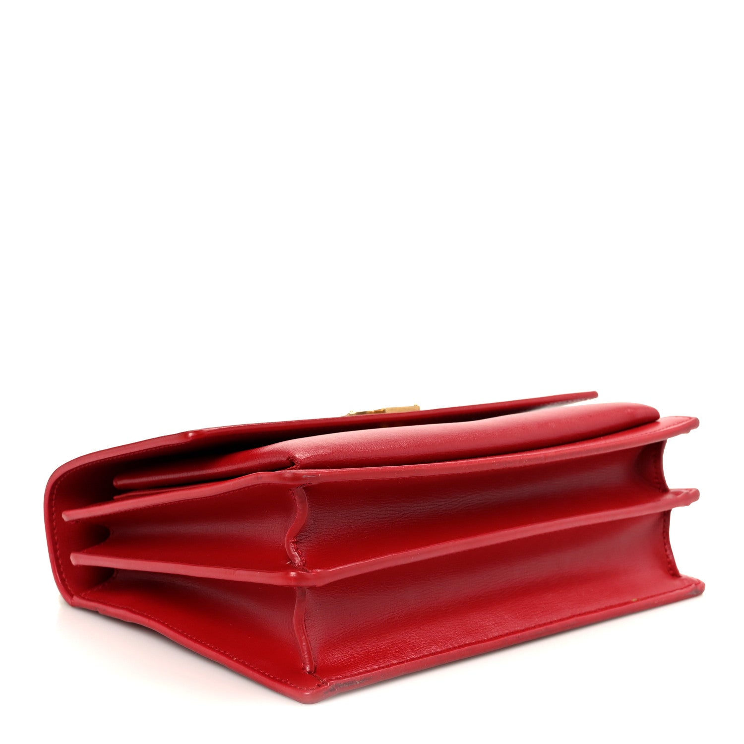 Saint Laurent Calfskin Medium Monogram Sunset Rouge Eros 4 of 12