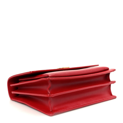 Saint Laurent Calfskin Medium Monogram Sunset Rouge Eros 4 of 12