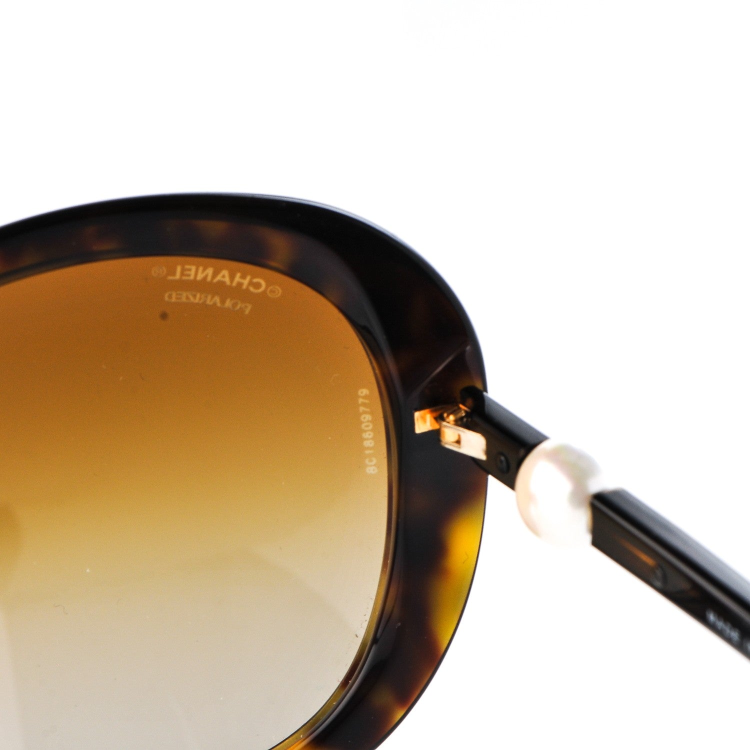 Chanel CC Pearl Sunglasses 5302H Tortoise 8 of 8
