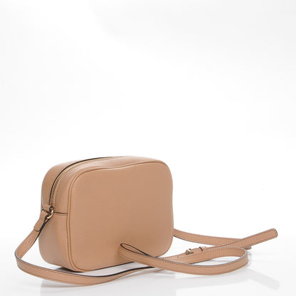 Gucci Pebbled Calfskin Small Soho Disco Bag Camelia 3 of 7