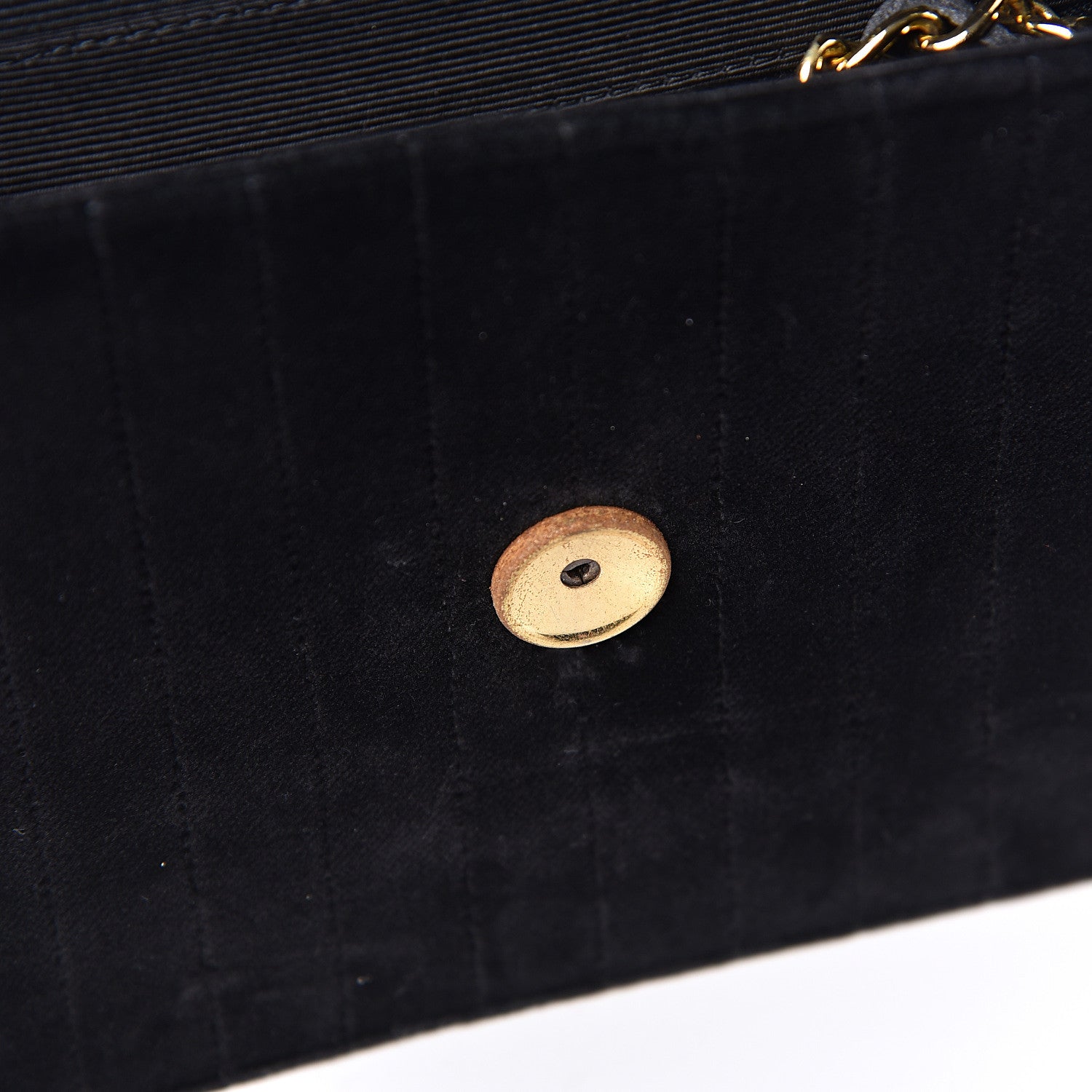 Chanel Velvet Vertical Horizontal Quilt Single Flap Black 14 of 20