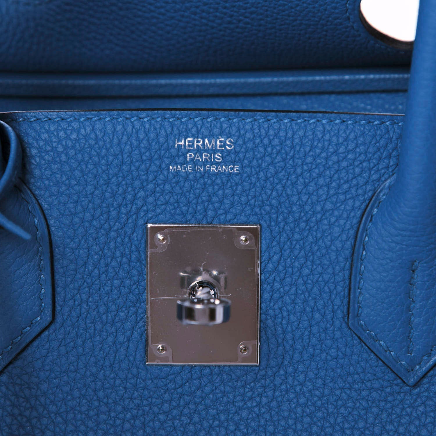 Hermes Togo Birkin 30 Bleu Zellige 9 of 10