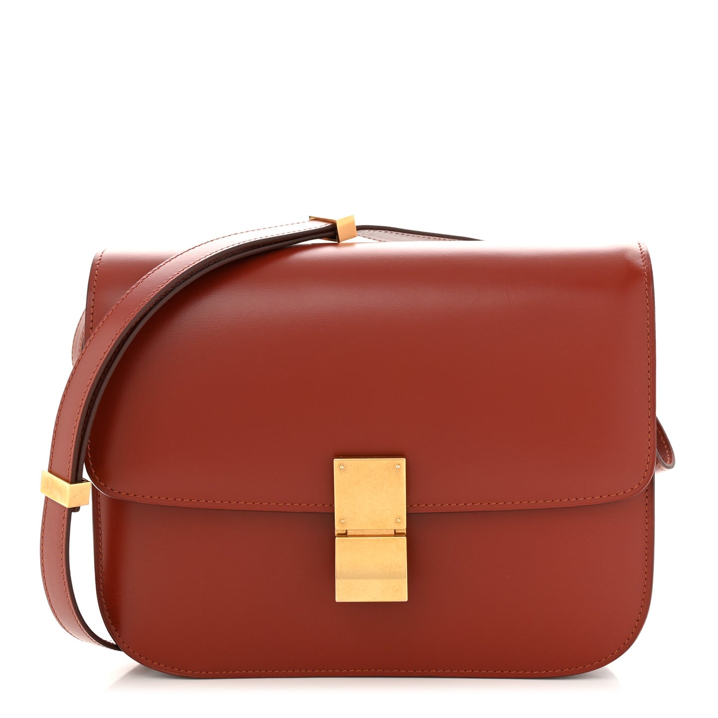 Box Calfskin Medium Classic Box Flap Bag Lipstick