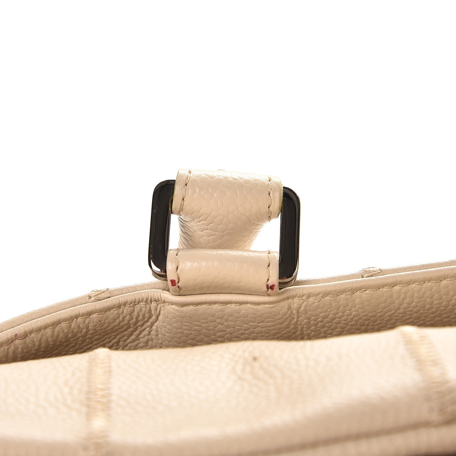Chanel Caviar Square Stitched Large Tote Beige 22 of 26