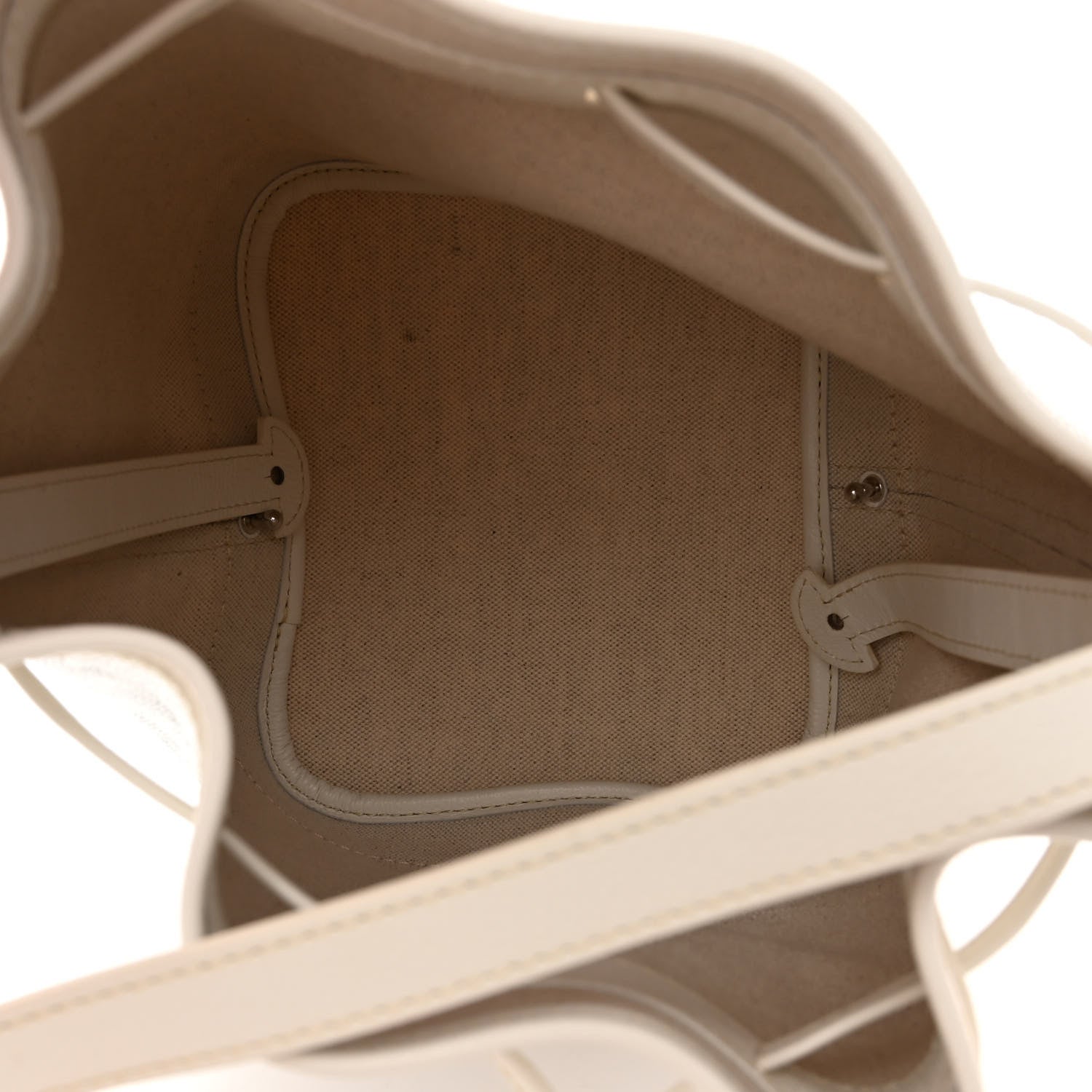Goyard Goyardine Petit Flot Bucket Bag PM White 5 of 9