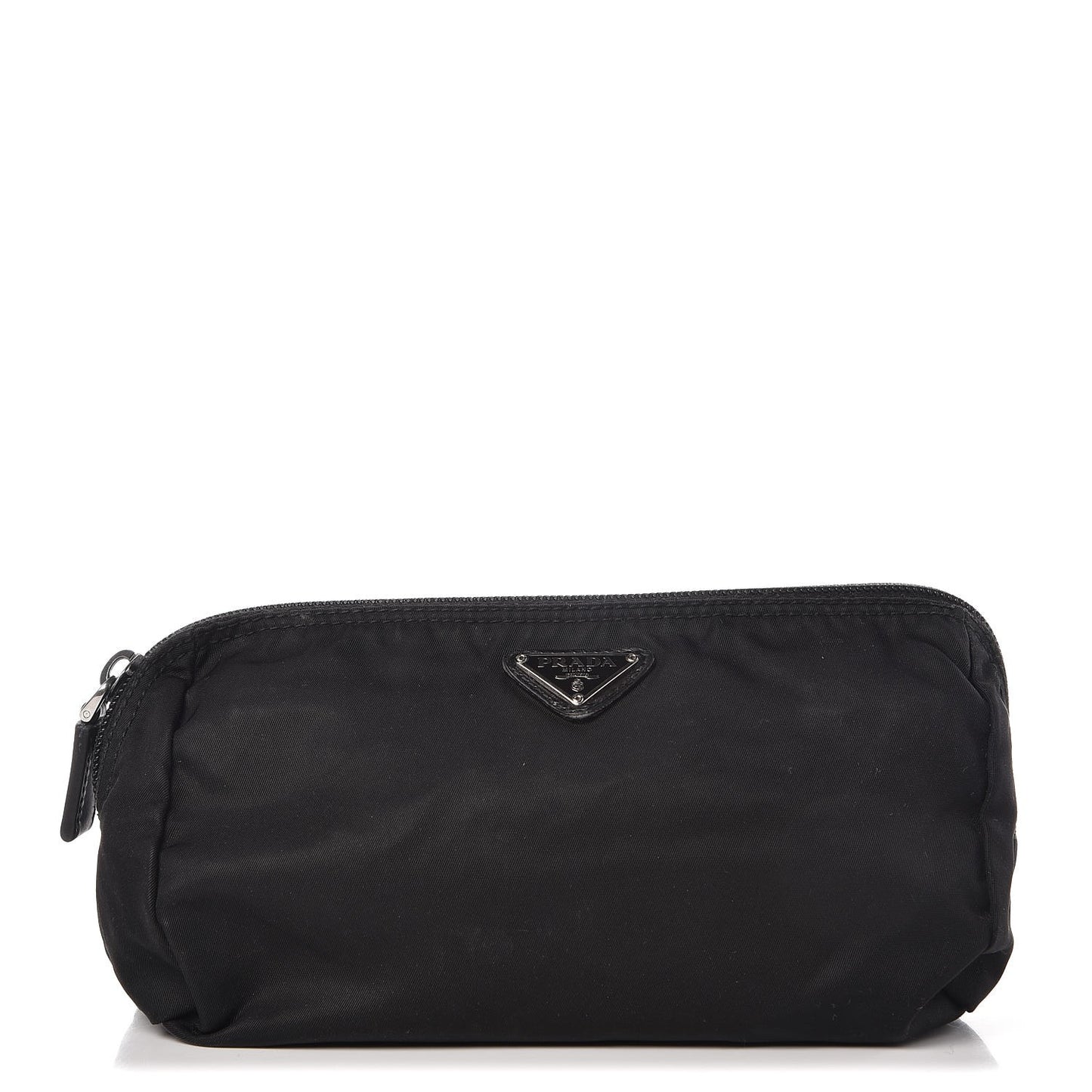 Tessuto Nylon Vela Cosmetic Pouch Black
