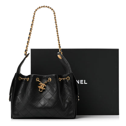 Chanel Caviar Quilted Small Chanel 25 Handbag Black 11 of 11