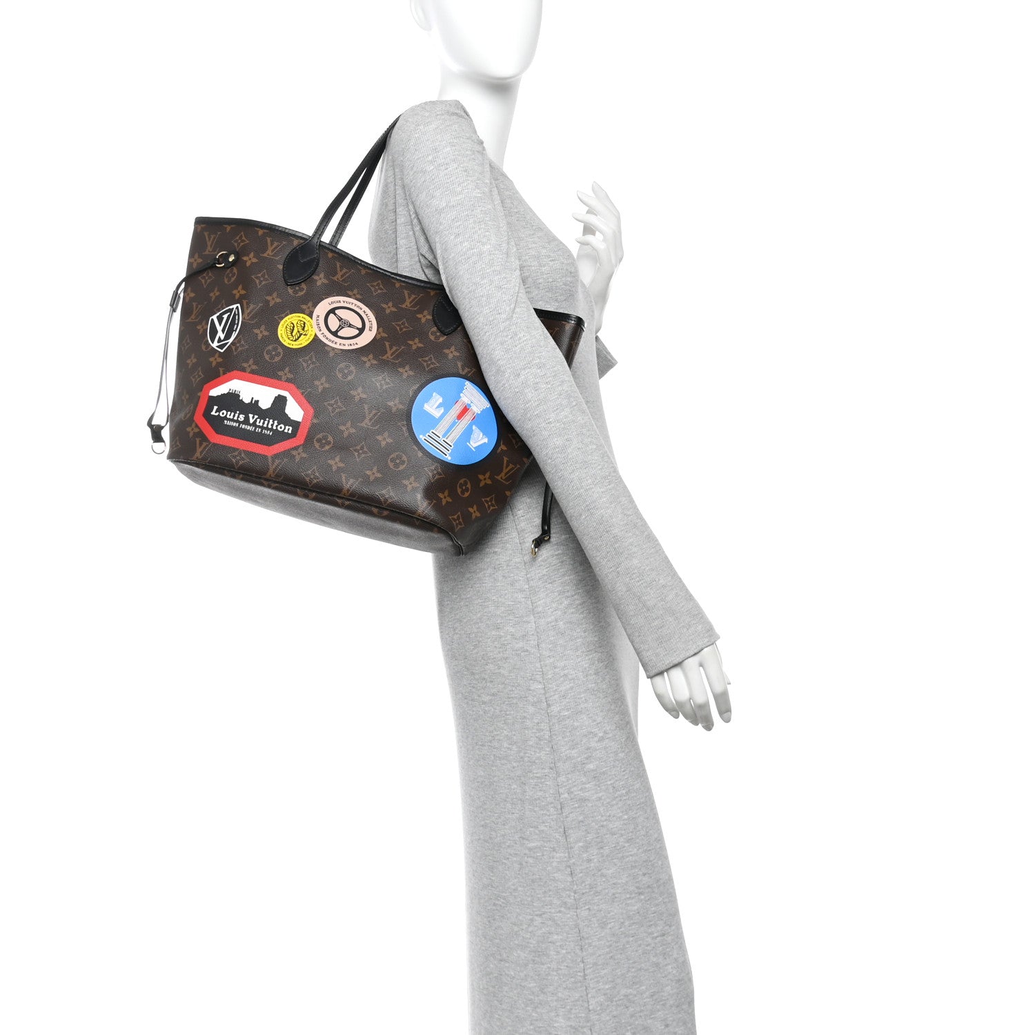 Louis Vuitton Monogram World Tour Neverfull MM 2 of 11