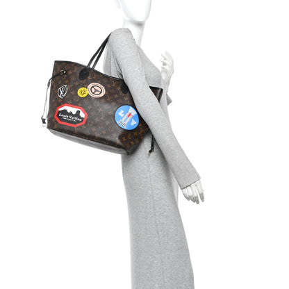 Louis Vuitton Monogram World Tour Neverfull MM 2 of 11