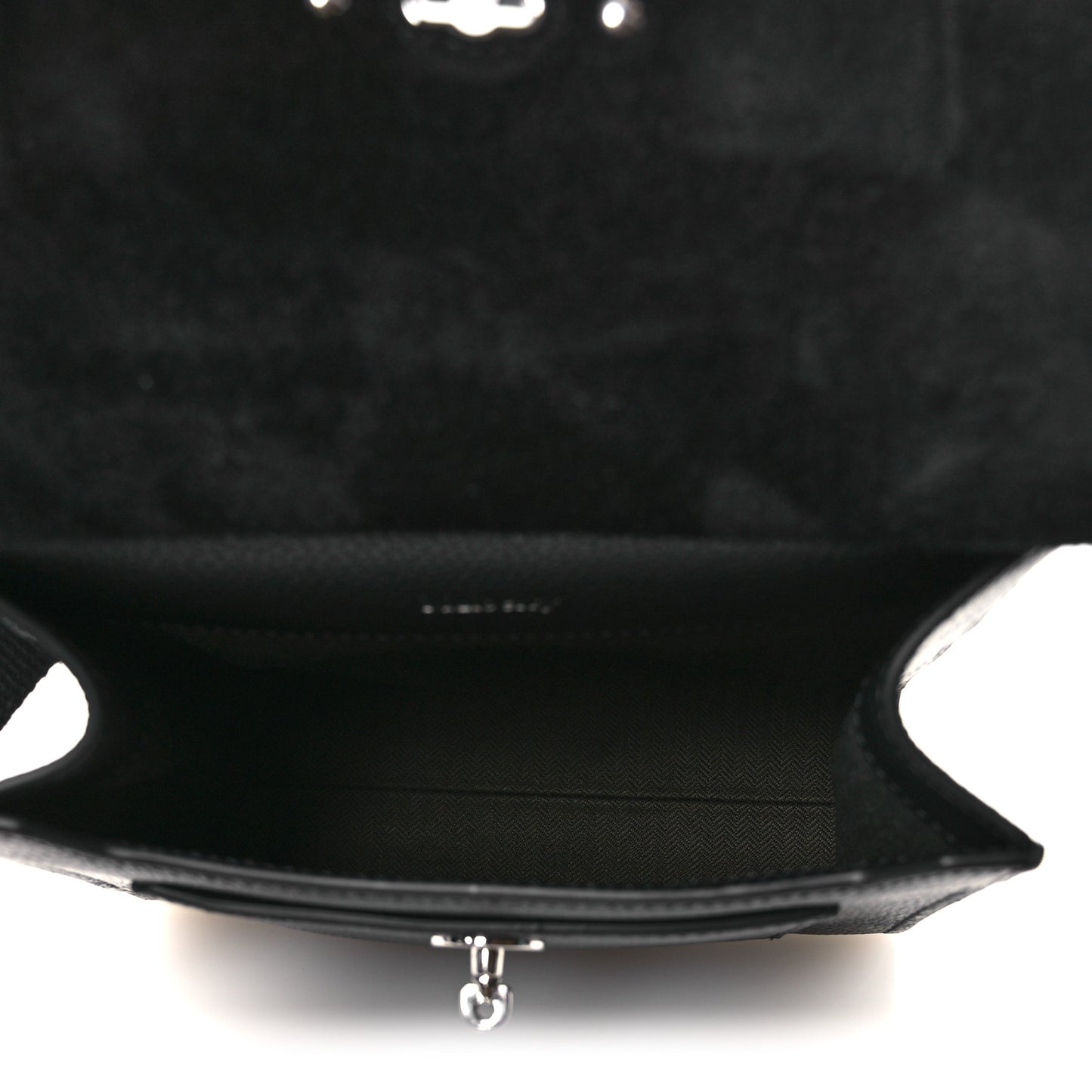 Natural Grain Calfskin Antony Messenger Crossbody Black