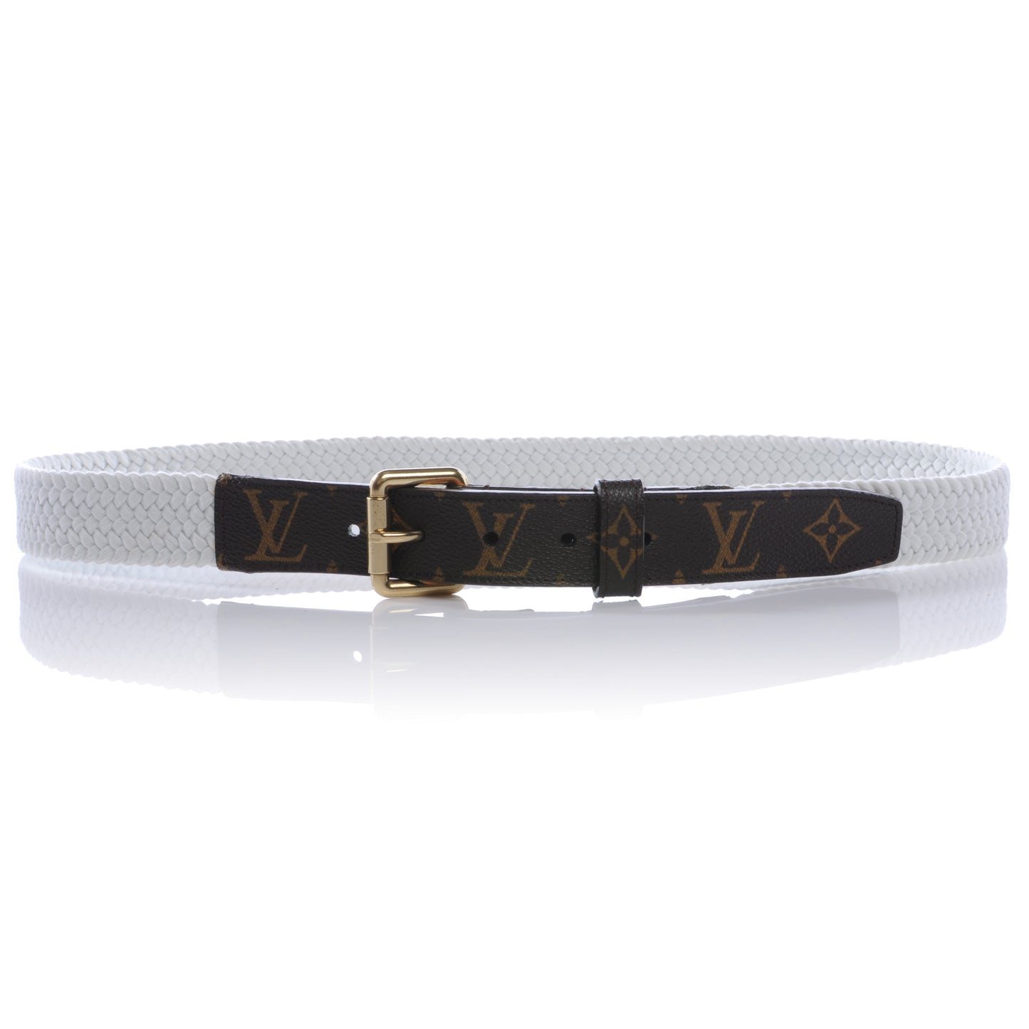 Monogram Woven Belt 100 40