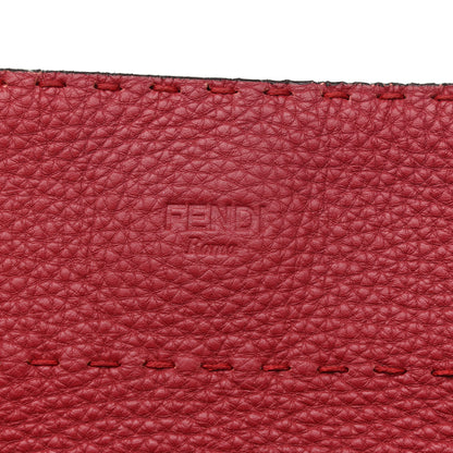 Fendi Cuoio Romano Selleria Large Anna Bucket Bag Rosso 6 of 13