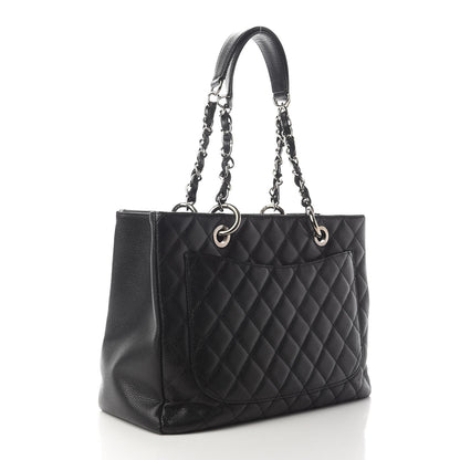 Chanel Caviar Quilted Grand Shopping Tote GST Black 4 of 13