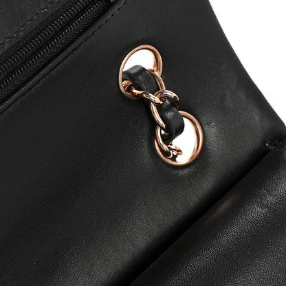 Chanel Lambskin Quilted Small Double Flap Black 11 of 15