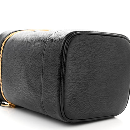Chanel Caviar Vanity Cosmetic Case Black 10 of 11