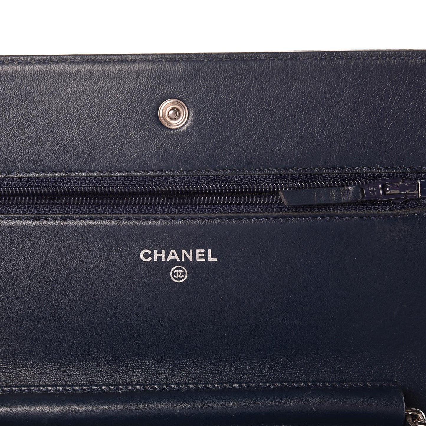 Caviar Timeless CC Wallet On Chain WOC Navy Blue
