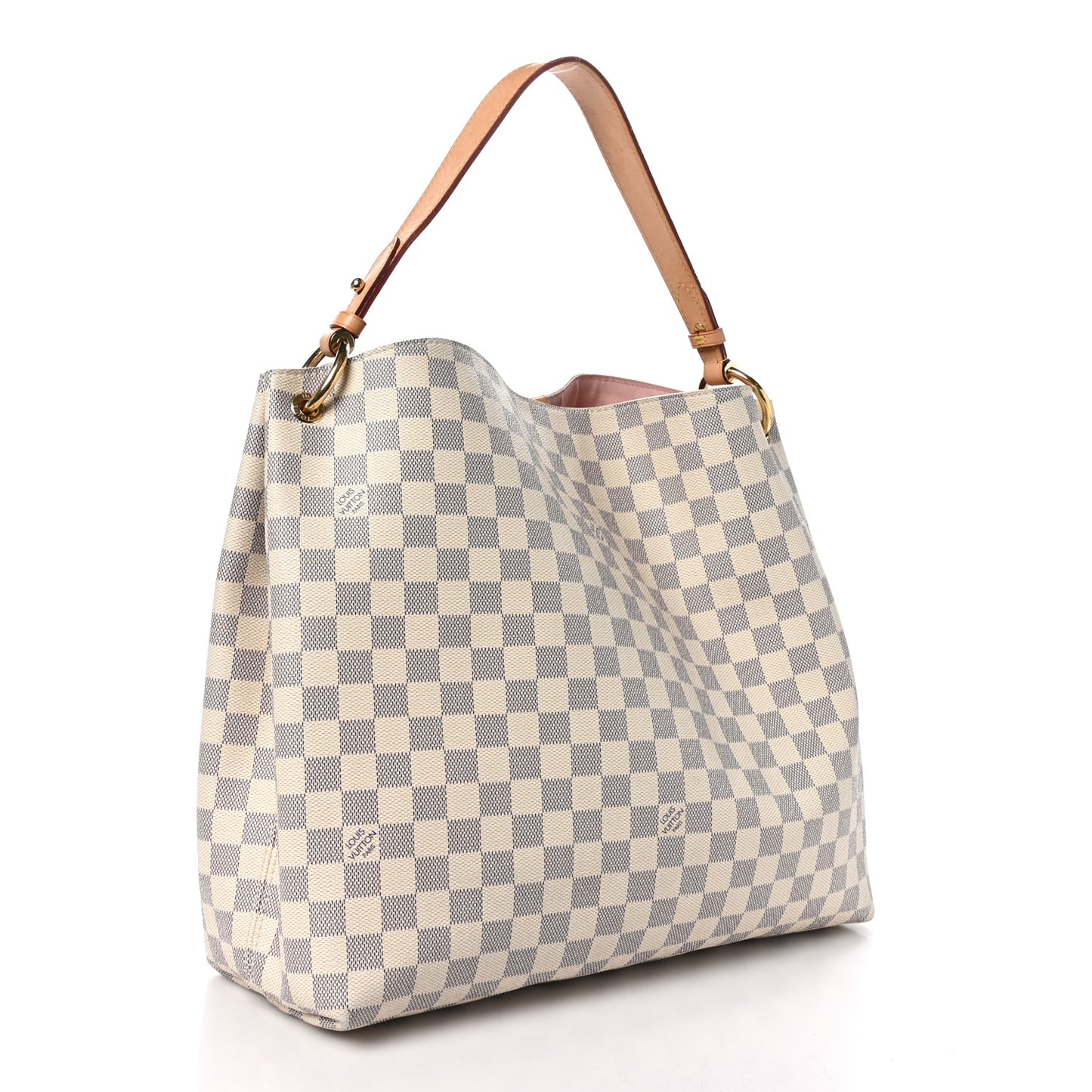 Damier Azur Graceful MM Rose Ballerine